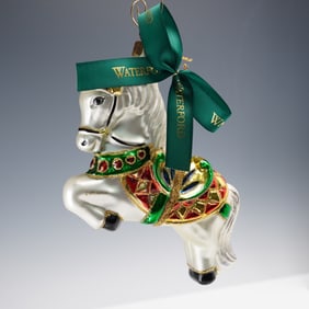Waterford Holiday Heirloom Nostalgic Set Christmas Ornament, Carousel Horse