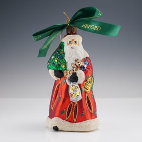 Waterford Holiday Heirlooms Christmas Ornament, Second Edition Santa