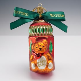 Waterford Holiday Heirlooms Tree Ornament, 2001 Baby's First Bottle