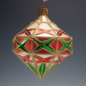 Waterford Holiday Heirlooms Tree Ornament, Golden Diamond Cut Top