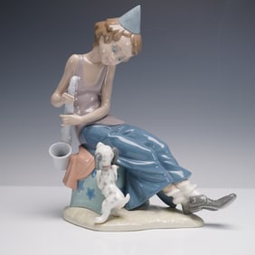 Lladro Vintage Figurine, Clown with Saxophone 1005059