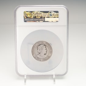 2023 Australia $2 Silver Antiqued Coin - Ningaloo Eclipse, NGC Certified