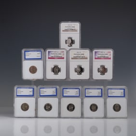 10pc Jefferson Nickel Collection