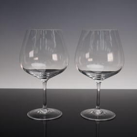 2pc Rosenthal Studio-Line Grand Cru Burgundy Wine Glasses