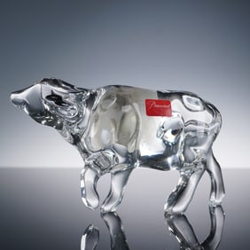 Baccarat Crystal Figurine Zodiac Ox