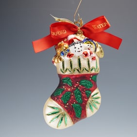 Waterford Holiday Heirlooms Christmas Ornament, Christmas Stocking