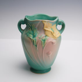 Roseville Pottery Vase, Poppy