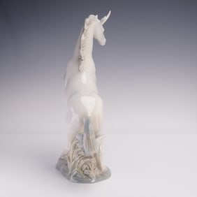 Porcelanas Miquel Requena Porcelain Unicorn Figure