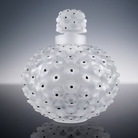 Lalique Crystal Cactus Perfume Bottle