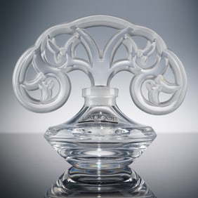 Lalique Crystal Tourbillon Perfume Bottle