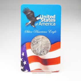 1996 American Silver Eagle in U.S. Mint American Eagle Program Packaging