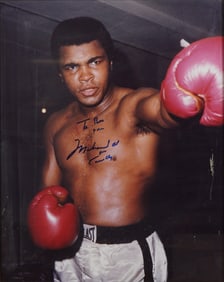 Original Muhammad Ali (aka Casius Clay) Autographed Photograph