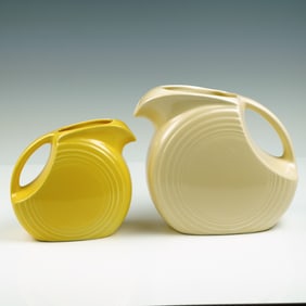 Fiesta Pottery Disk Pitchers