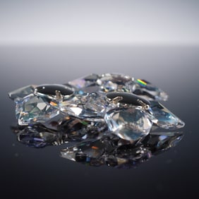 Swarovski Crystal Paradise Flowers Figurine, Dribella Crystal Moonlight