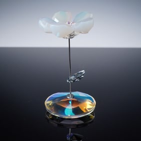 Swarovski Crystal Rocking Flower Figurine, Jacky