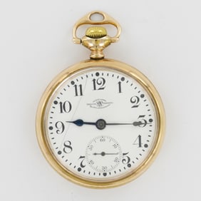 Ball Watch Co. Official RR Standard 16S Gold Filled Pocket Watch