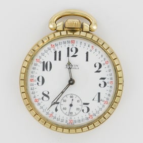 Orvin Montgomery Dial 16S 10K Rolled Gold Plate Pocket Watch
