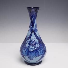 Moorcroft Pottery Vase by Rachel Bishop, Florian
