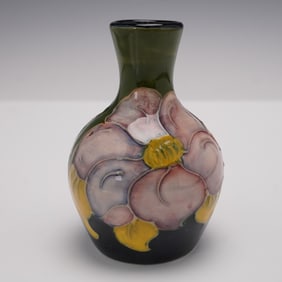 Moorcroft Pottery Mini Vase Hibiscus