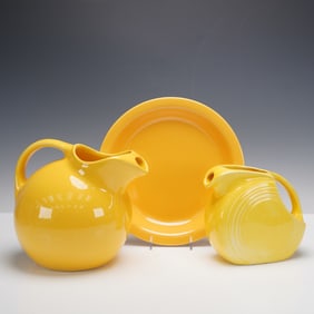 3pc Homer Vintage Laughlin China Fiestaware
