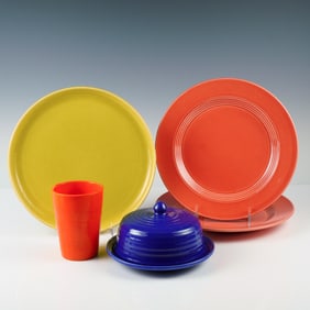 26pc Turquoise Fiestaware Dinnerware Set