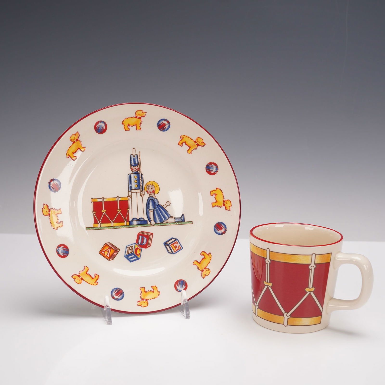 2pc Masons Tiffany & Co. Children's Plate and Mug Set (1 of 3)
