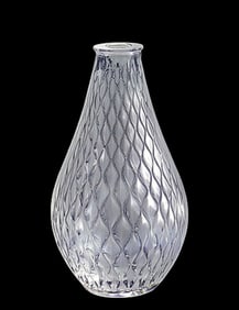 Lalique Crystal Vase, Vibration, Sealed Box