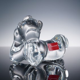 Baccarat Crystal Bear Figurine