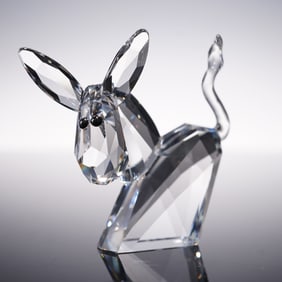 Swarovski Crystal Figurine, Lovlots Pioneers Maxi Q Donkey 894548