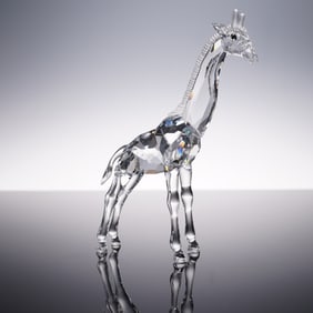 Swarovski Crystal Giraffe Baby Figurine, African Wildlife 236717