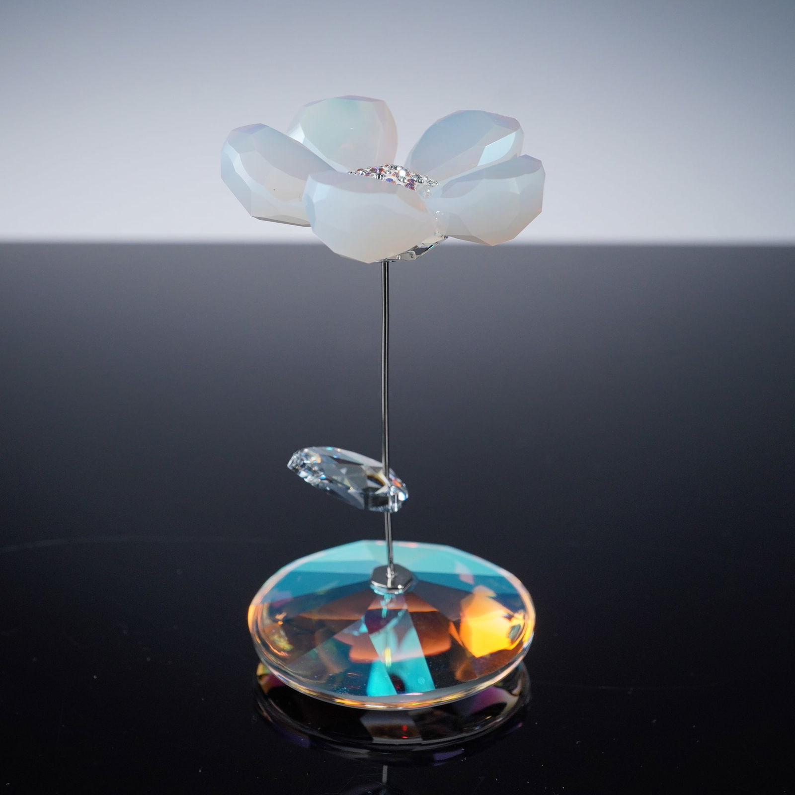 Swarovski Crystal Rocking Flower Figurine, Jacky (1 of 6)