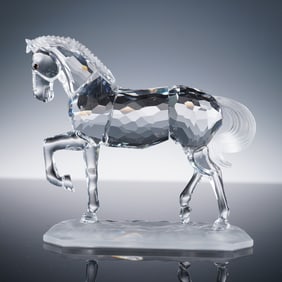 Swarovski Horses on Parade Crystal Figurine, Arabian Stallion 221609