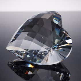 Swarovski Crystal Paperweight, Sparkling Heart