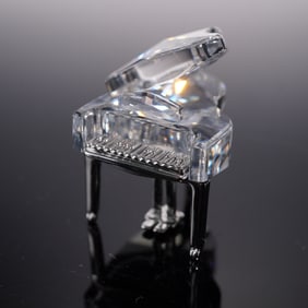 Swarovski Crystal Memories Piano, Rhodium-Plated, First Steps Theme