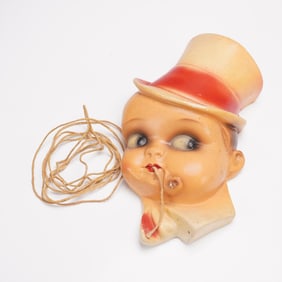 Dapper Chalkware String Holder