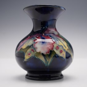 Moorcroft Pottery Mini Vase Orchid