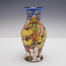 Moorcroft Pottery by Paul Hilditch Four Seasons  Vase, Autumn