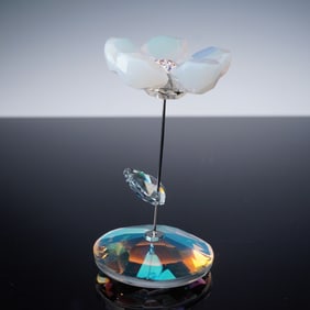Swarovski Crystal Rocking Flower Figurine, Jacky