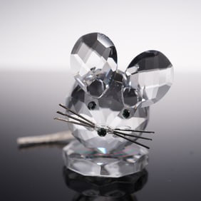 Swarovski Crystal Mouse Replica, Peaceful Countryside Theme