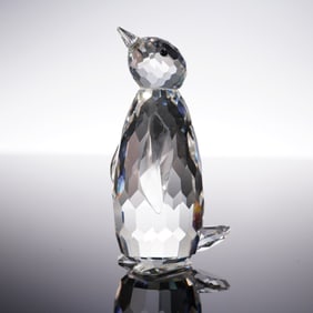 Swarovski Crystal Figurine, Large Penguin