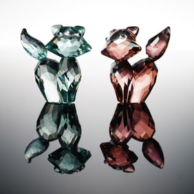 Swarovski Crystal Lovlots Figurines, Marie and Pierre