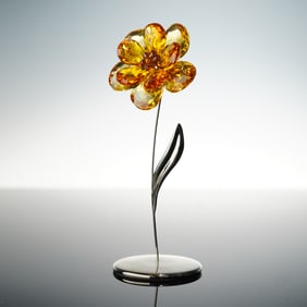 Swarovski Crystal Flower Figurine, Dambulla