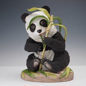 Boehm Porcelain Figurine, Panda Cub Seated