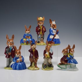 7pc Royal Doulton Bunnykins Figurines