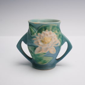 Roseville Pottery Mini Vase, Water Lily