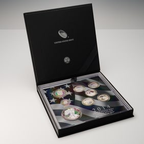 2014 United States Mint Silver Proof Coin Set