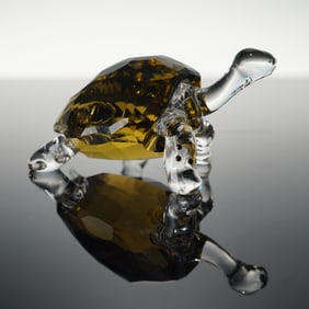 Swarovski Crystal Figurine, Galapagos Tortoise