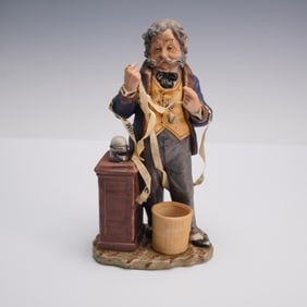 Capodimonte Style Figurine, The Tycoon by Pucci 3464