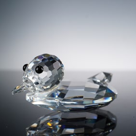 Swarovski Crystal Figurine, Duck Large