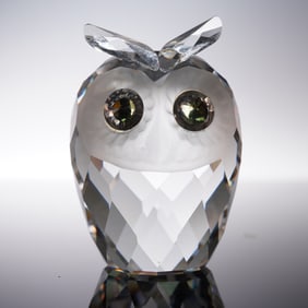 Swarovski Crystal Figurine, Large Owl, 7636 060 000